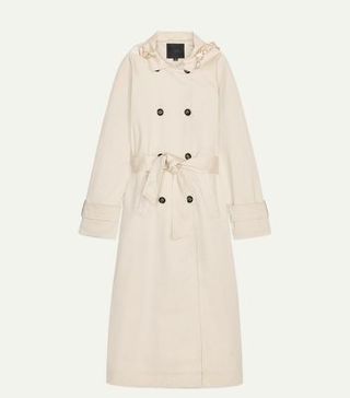 Image of white trench coat