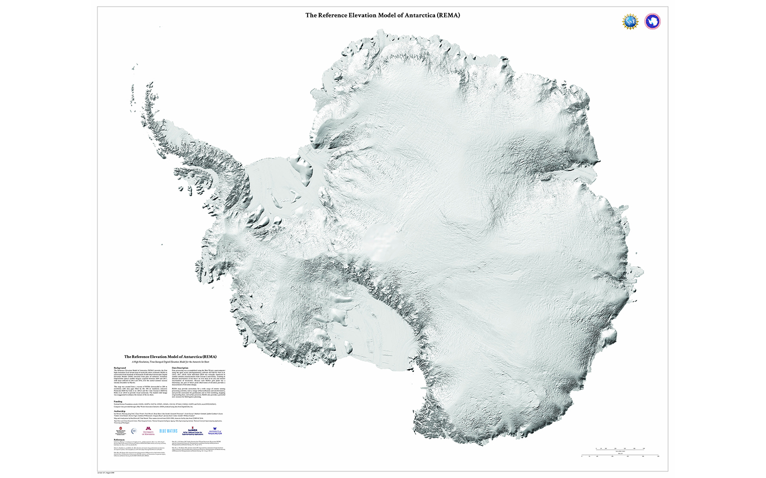 New HighRes Map of Antarctica Shows the Icy Continent in Astonishing