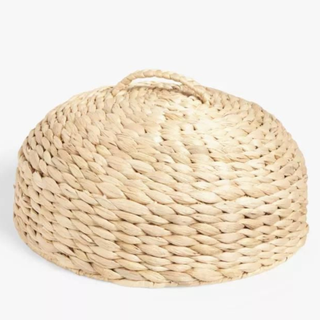 Woven water hyacinth food cover from John Lewis