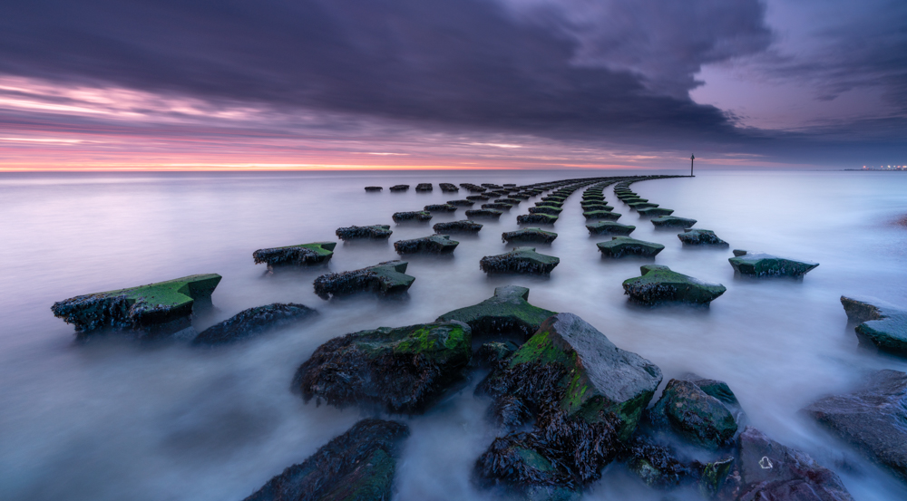 Rock formations in the sea coast