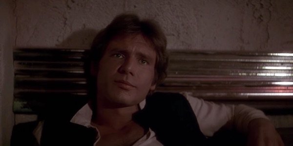 Harrison Ford as Han Solo in A New Hope