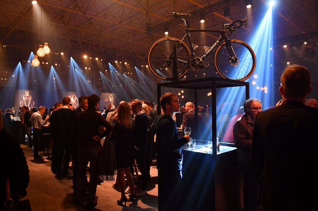 The team Specialized bikes were on show