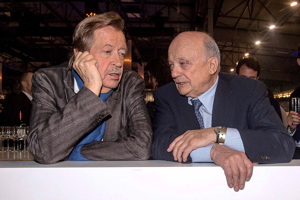 Bessel Kok and Zdenek Bakala at the Etixx-QuickStep team presentation.
