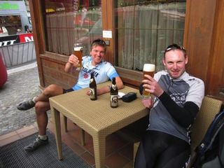 Beer never tastes quite as sweet as after a tough day on the bike