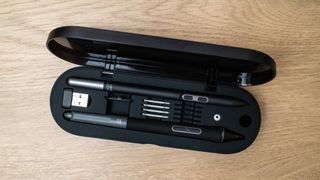 Stylus pen and nibs in thier case for the XPPen Artist Pro 24 (Gen 2) 4K drawing tablet