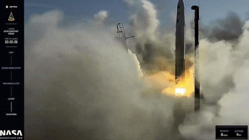 Astra rocket fails to reach space during test launch for US military