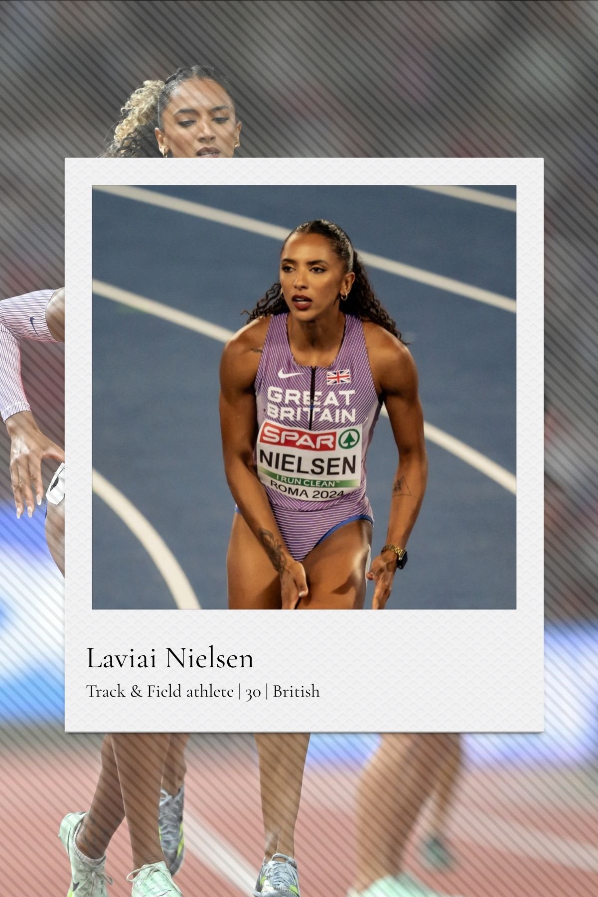 Track and field athlete Lavaia Nielsen