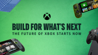 Recreation of build what's next for Xbox slogan