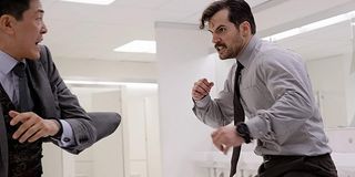 Mission: Impossible - Fallout Henry Cavil August Walker fighting in the bathroom