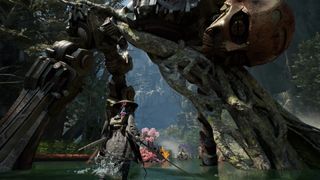 A screenshot of the upcoming PS5 game, Beast of Reincarnation. 