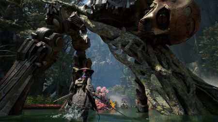 A screenshot of the upcoming PS5 game, Beast of Reincarnation. 