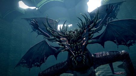 Dark Souls Gaping Dragon boss