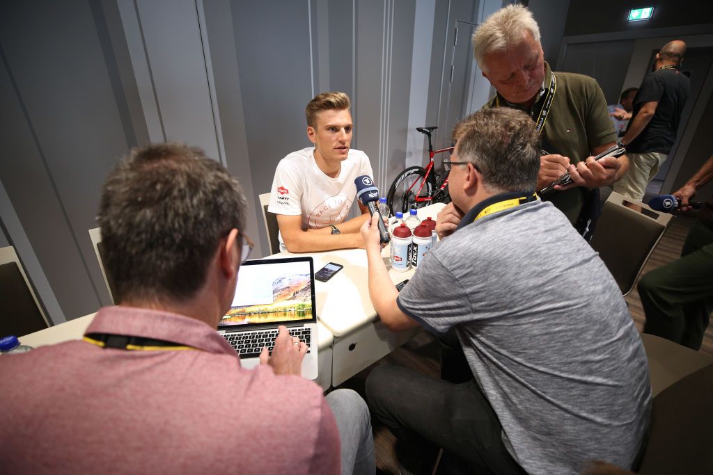 Marcel Kittel at Katusha-Alpecin's Tour de France press conference