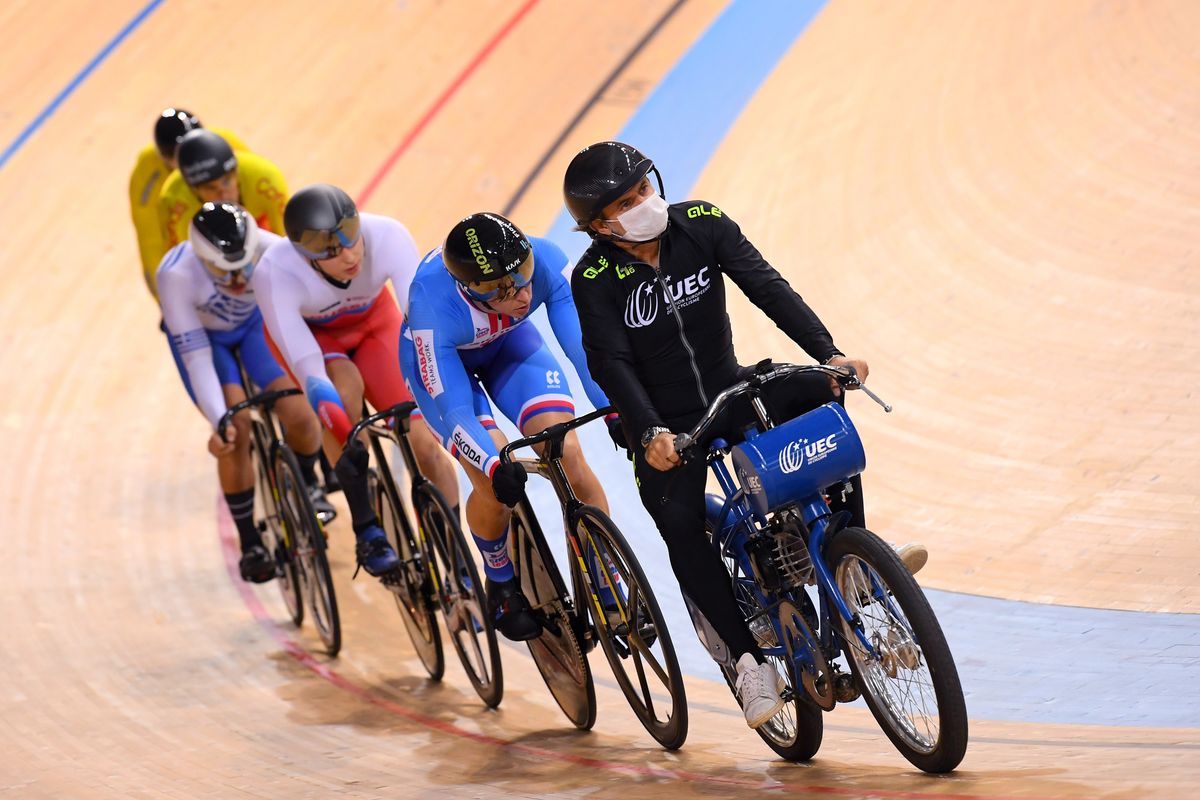 2020 UEC Track European Championships Plovdiv 4th Day 14112020 Keirin Men photo Dario BelingheriBettiniPhoto2020