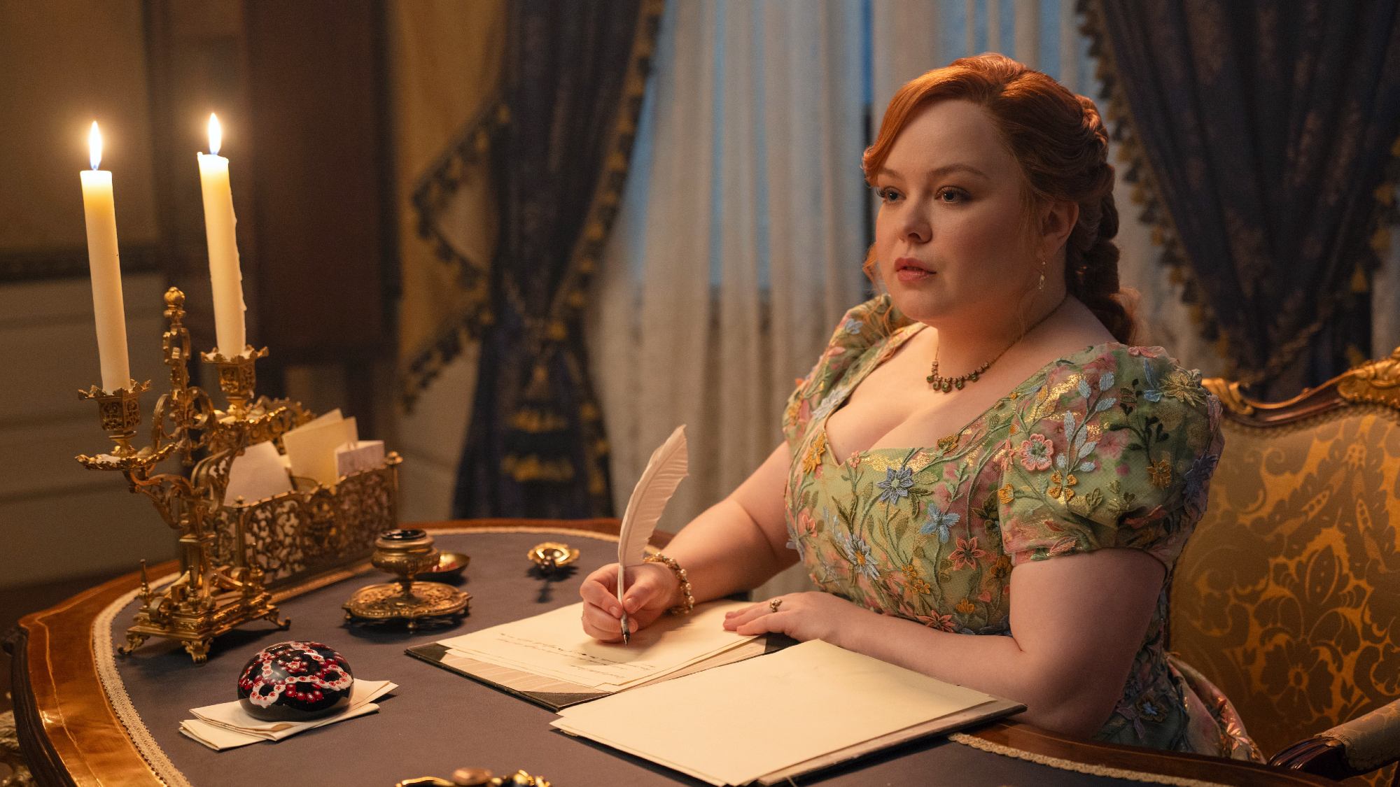 Nicola Coughlan in Bridgerton