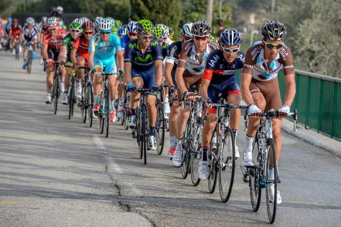 The peloton was controlled by AG2R