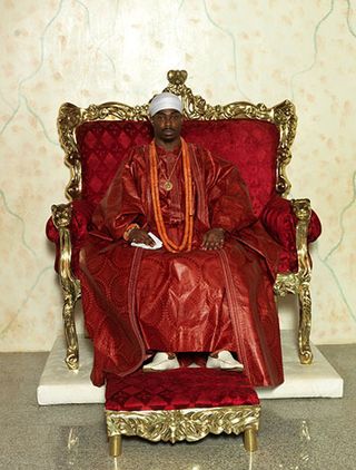 His Royal Majesty Benjamin Ikenchuku Keagborekuzi the First (Keagborekuzi I)The Dein of Agbor Kingdom