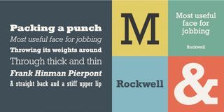 Fonts: Rockwell