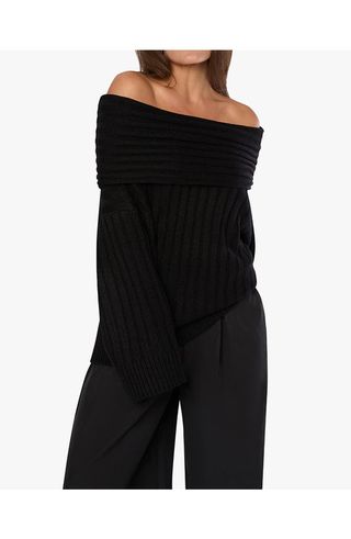 Oversized Off Shoulder Sweater