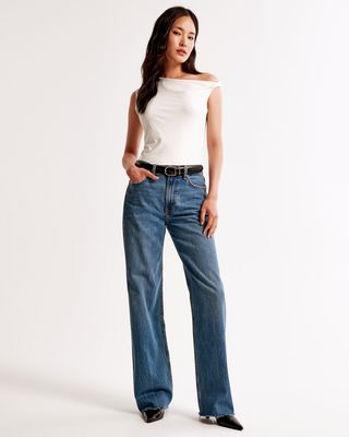 abercrombie 
Fitch, High Rise Loose Jean