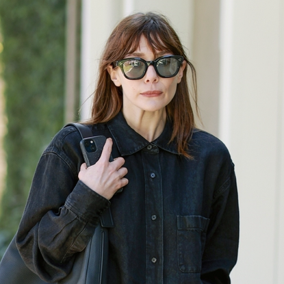 Elizabeth Olsen was seen walking on Melrose Place on Saturday morning. She seemingly visited her sister's store on April 20.