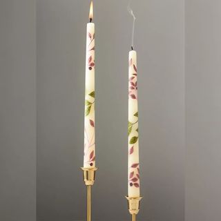 Handpainted Harvest Taper Candles