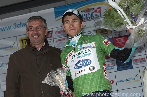 Michal Kwiatkowski (Omega Pharma-Quickstep) netted the points jersey too