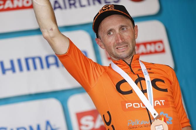 Davide Rebellin (CCC Polsat) was third on the stage