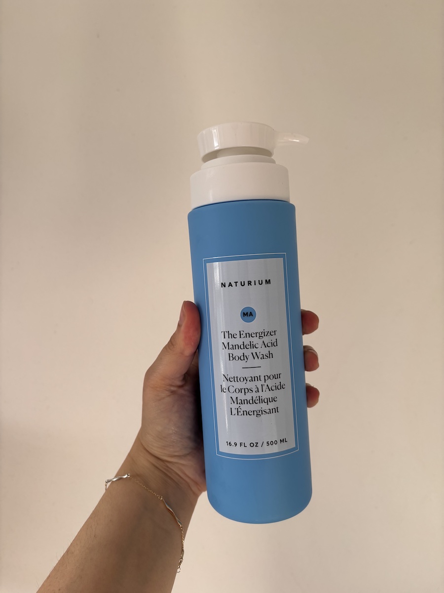 Mica Ricketts holding Naturium The Energizer