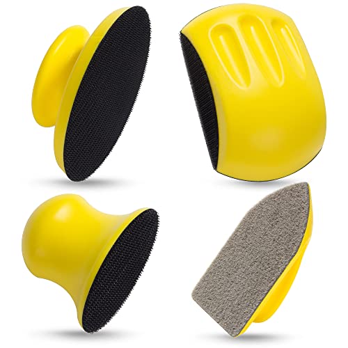 3pcs Hook and Loop Hand Sanding Block Plus 1 Cleaning Brush 5 Inch Round and Mouse Sanding Blocks Hand Sanders for Wood Sanding Blocks Auto Body Hand Sander Block Work With 5 Inch Sander Discs : Amazon.co.uk: Diy & Tools