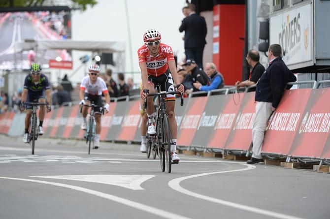 Jelle Vanendert (Lotto Belisol) rides away to second place