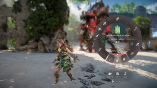 Horizon Forbidden West weapon selection
