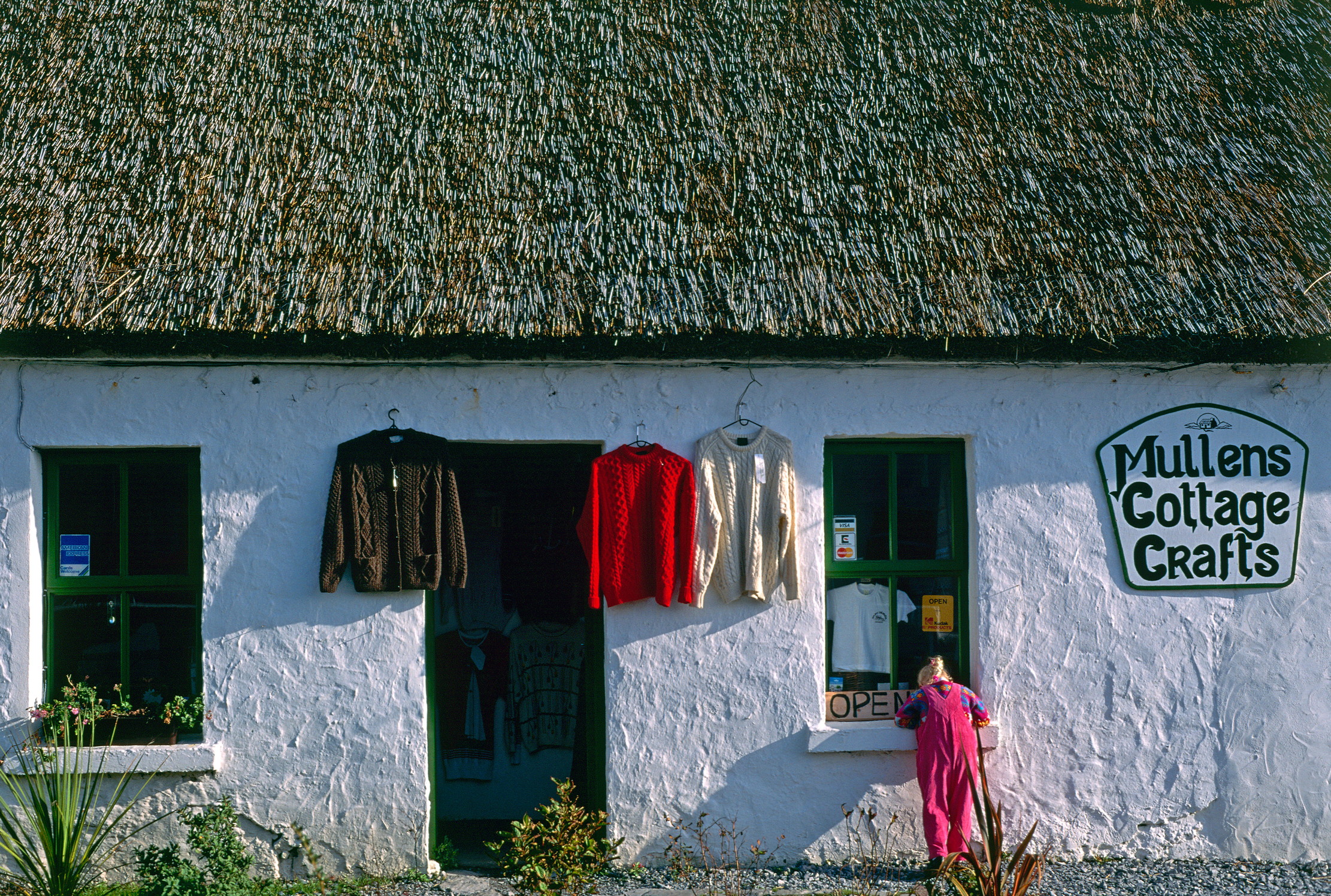 A shop selling fishermen's jumpers