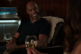 Colin Lawrence as Preacher drinking wine