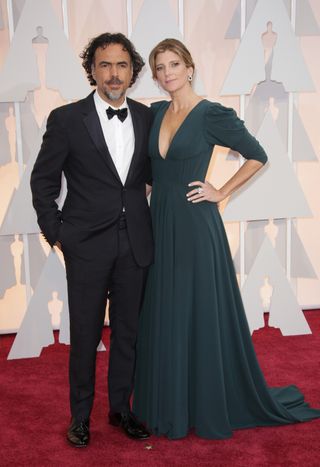 Alejandro Gonzalez Inarritu and Maria Eladia HagermanAt The Oscars, 2015