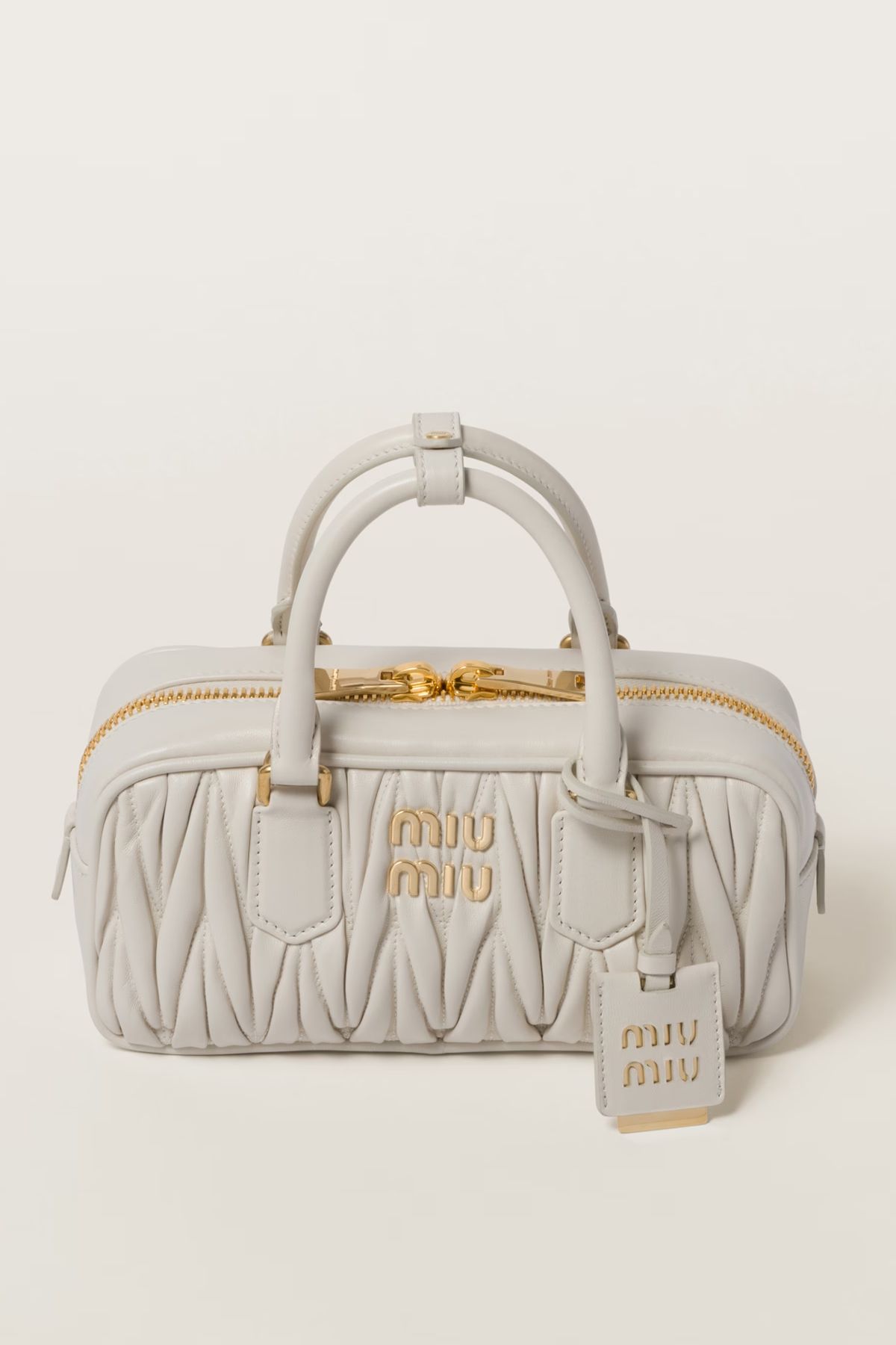 Miu Miu Arcadie Matelassé Nappa Leather Bag