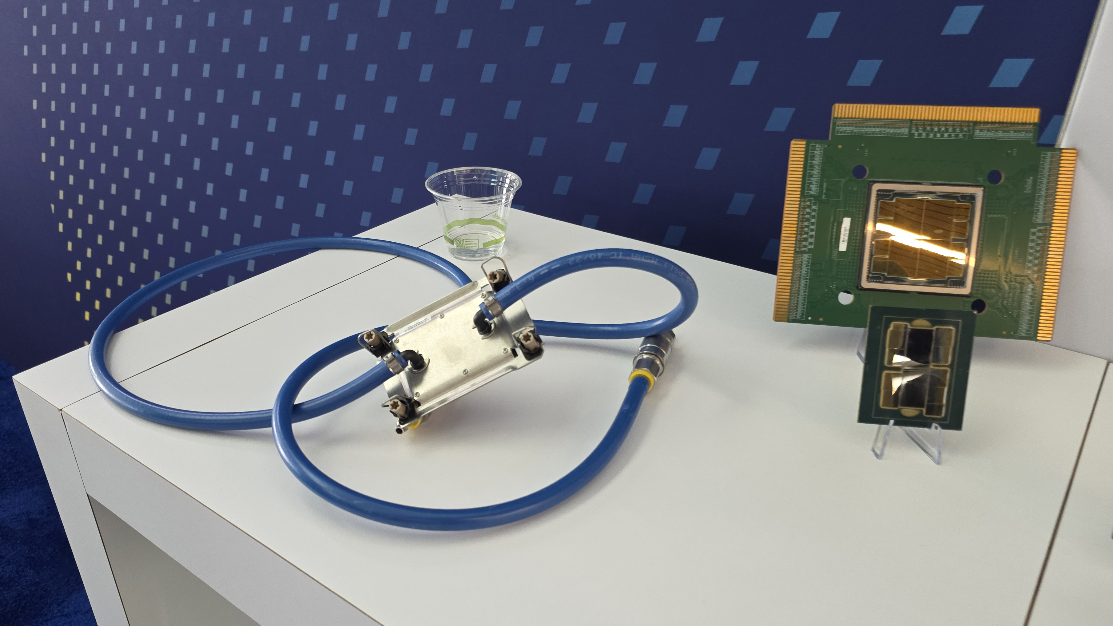 Intel showcases package-level CPU cooling solutions at Foundry Direct Connect 2025