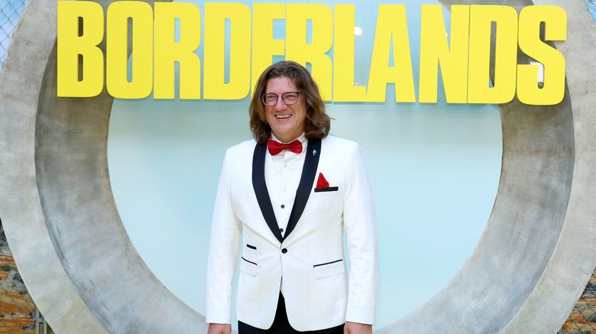 HOLLYWOOD, CALIFORNIA - AUGUST 06: Randy Pitchford attends the &quot;Borderlands&quot; Special Los Angeles Fan Event at TCL Chinese Theatre on August 06, 2024 in Hollywood, California.