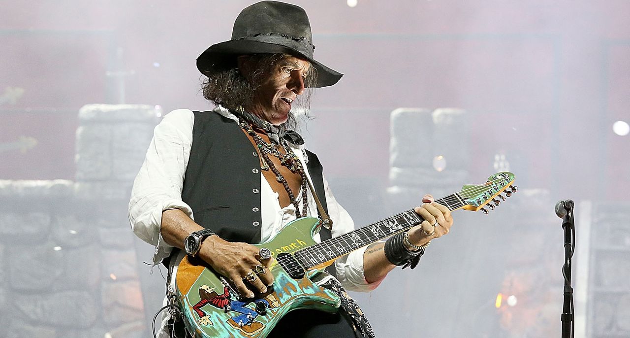 “I’ve been spending a lot of time with Steven and he just doesn’t want to tour and he can’t”: Joe Perry joined by STP and Black Crowes stars as his solo project returns to the stage – but Perry is not ruling out one more Aerosmith show “I’ve been spending a lot of time with Steven and he just doesn’t want to tour and he can’t”: Joe Perry joined by STP and Black Crowes stars as his solo project returns to the stage – but Perry is not ruling out one more Aerosmith show