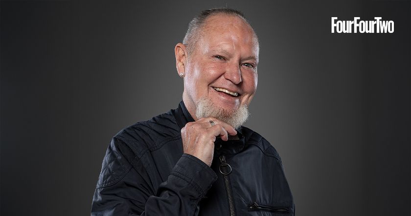Paul Gascoigne shot for the December 2025 issue of FourFourTwo magazine 