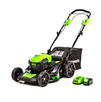 Greenworks 21" 40V Battery, Brushless Cordless Self-Propelled Lawn Mower with 5.0 Ah Battery &amp; Charger | Was $499.99, now $359.96 at Walmart (save $140.03)