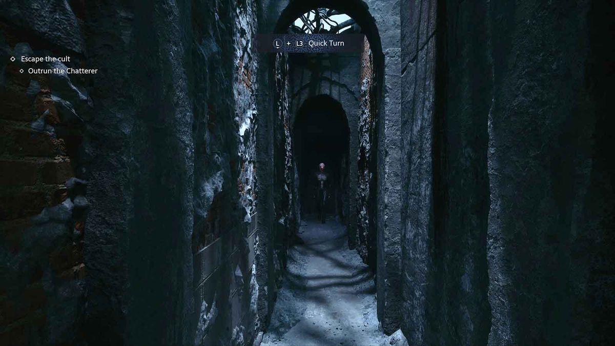 Screens from a horror game