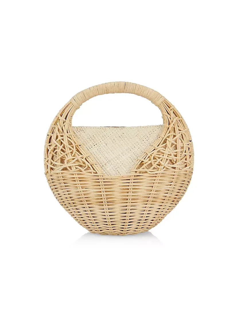 Wicker Seashell Bag