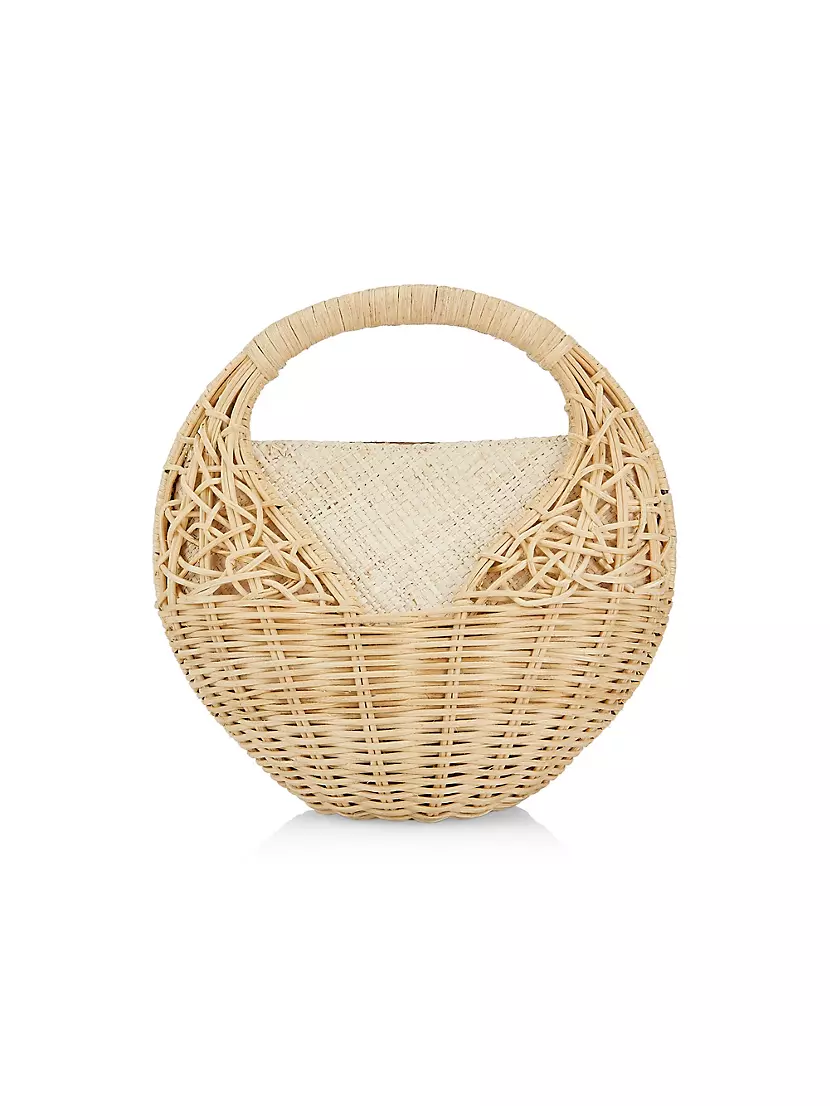 Wicker Seashell Bag