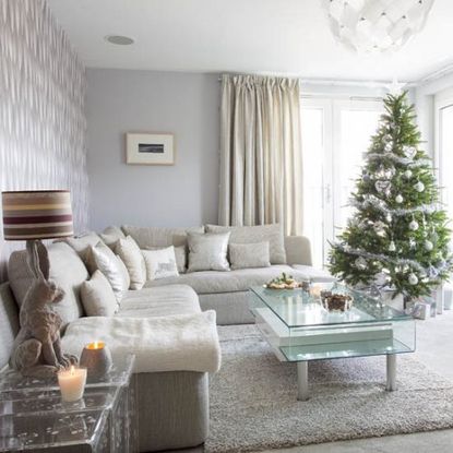 living room with sofa