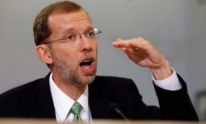 Congressional Budget Office Director Douglas Elmendorf testifies before the House Budget Committee on June 6