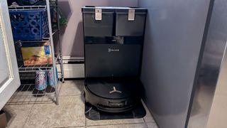 Ecovacs Deebot Omni X8 in its dock