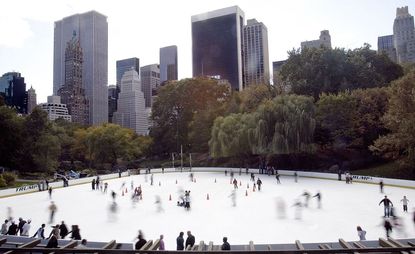 The Wollman Ice Rink in Central Park.