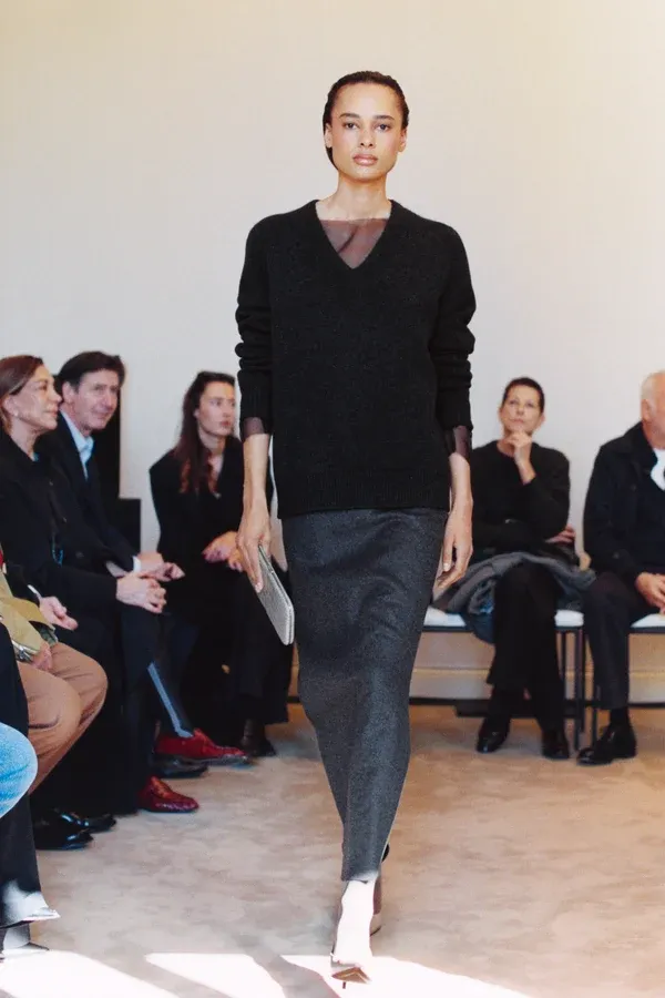 Skirt trend on a fall/winter 2026 runway.