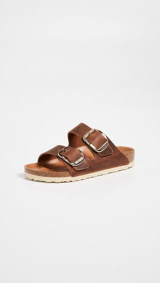 Birkenstock Arizona Big Buckle Sandals in Brown